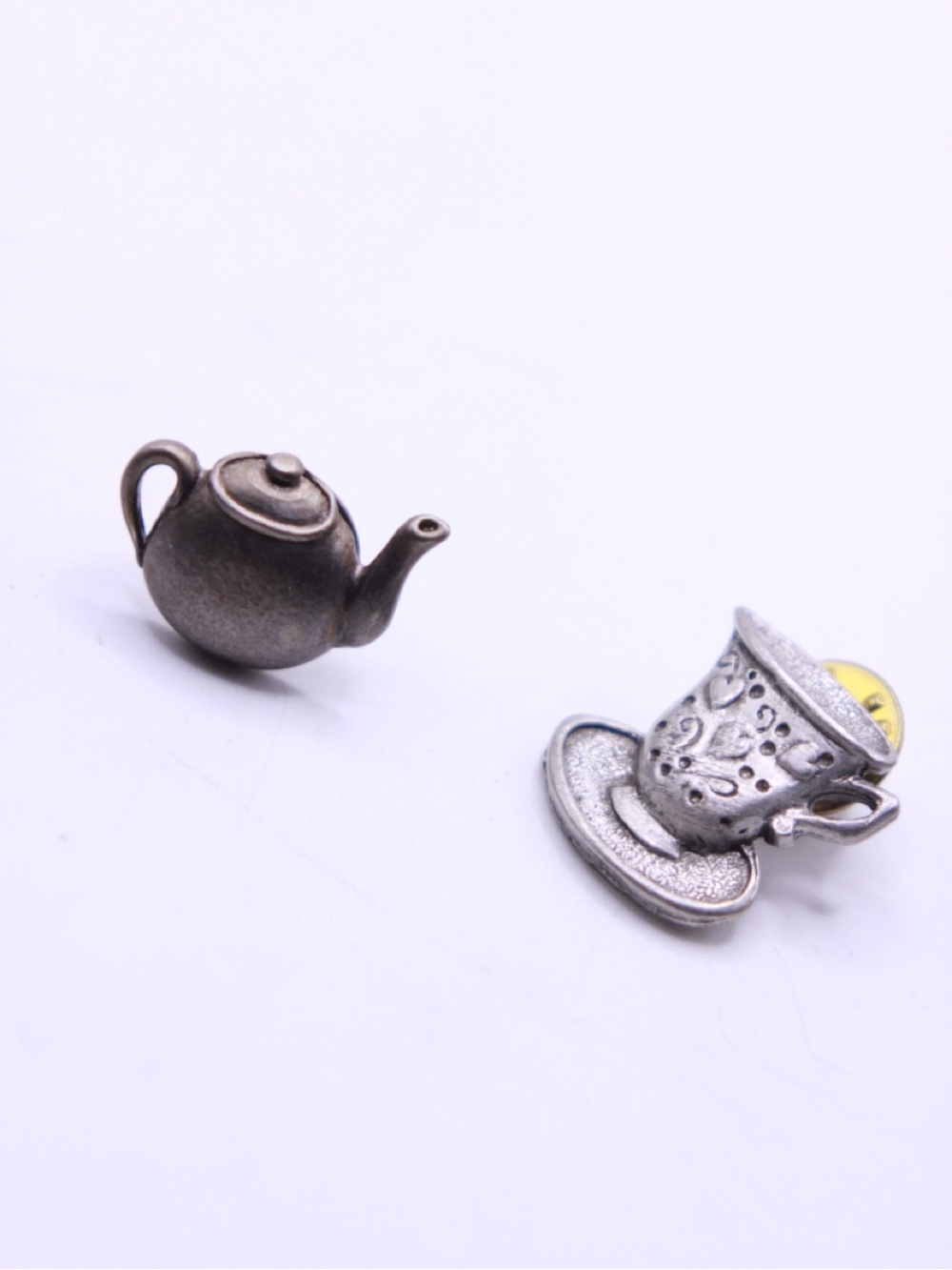 Tea Teapot and Teacup Lapel Pins